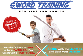sword training, nunchaku fight, lathi fight, katana sword
