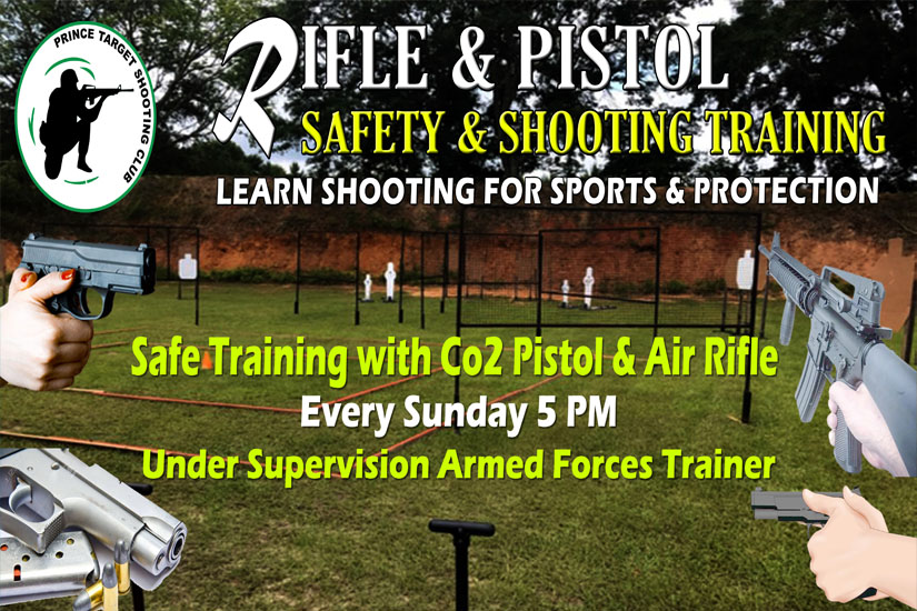 Shooting Range, Target Shooting Olympic Sports Training, Rifle & Pistol Safety Handling, Precision Shooting, Tactical Shooting