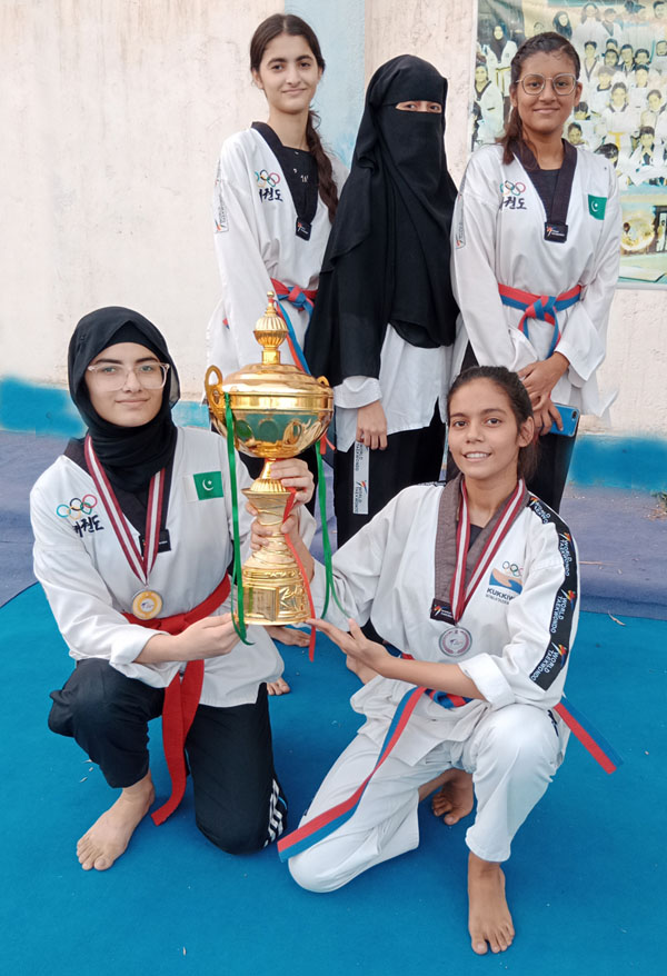 Prince Taekwondo Thunder Girls won Trophy for our Martial Arts Club