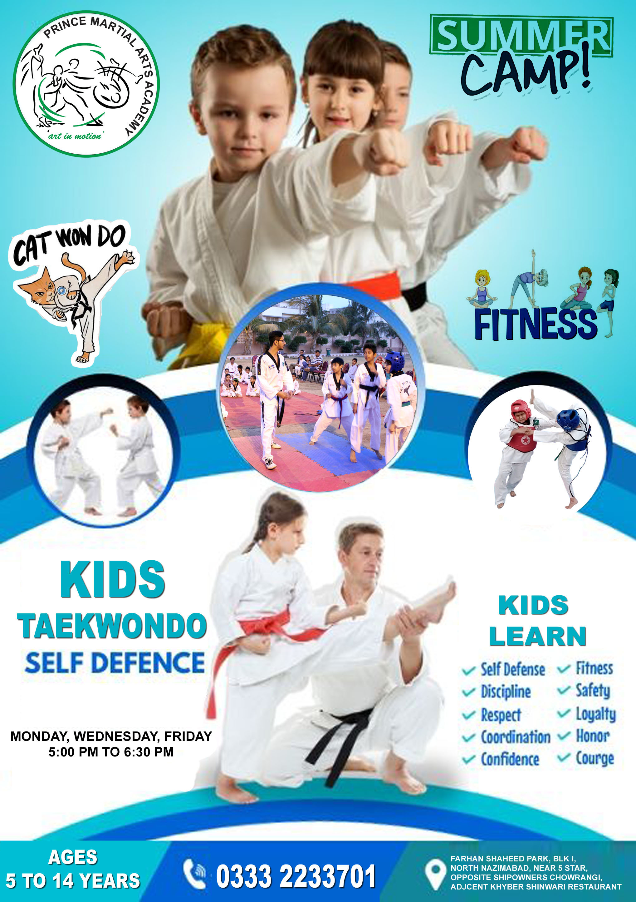 SUMMER CAMP FOR KIDS BOYS GIRLS, TAEKWONDO, KARATE, SELF DEFENSE, GIRLS SELF DEFENSE CLASSES, SWORD, NUNCHAKU, LATHI, Shooting, Target Shooting
